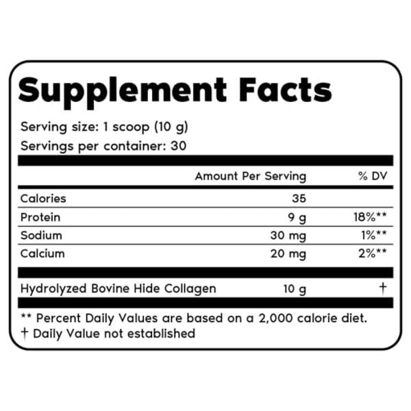 Primal Harvest Collagen Powder for Women or Men Primal Collagen Peptides Powder Type I & III, 10 Oz Collagen Protein Powder for Hair, Skin, Nails (Two Pack, Unflavored)