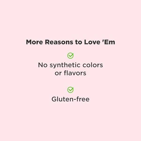 OLLY Collagen Gummy Rings, Supports Skin Elasticity and Firmness, 2.5g Collagen, Clinically-Tested, Peach, 15 Day Supply - 30 Count
