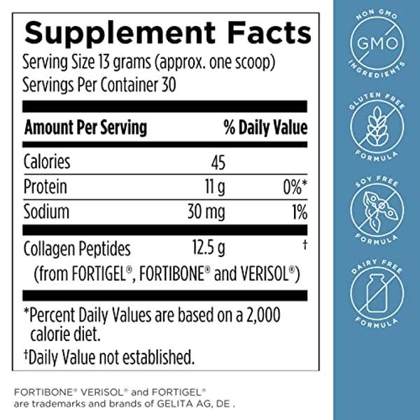Designs for Health Whole Body Collagen Powder - Hydrolyzed Collagen Peptides Powder for Skin, Joint + Bone Health - Fortigel, Fortibone & Verisol Collagen for Women & Men, Unflavor