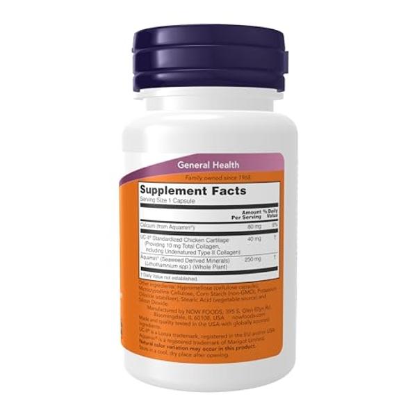 NOW Foods Supplements, UC-II Type II Collagen with Undenatured Type II Collagen, 60 Veg Capsules