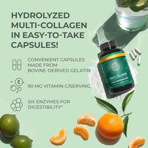 NativePath Collagen Peptides Protein - Hydrolyzed Type 1 & 3 Collagen Powder for Skin, Hair, Nails - 8.8 oz (25 Servings)