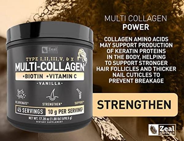 NatureWise Collagen Gummies - Sugar-Free Hydrolyzed Collagen Gummies - Type 1 & 3 Peptides for Women + Biotin, Vitamin C, E, & Zinc for Hair Skin and Nails Support - 180 Count[3-Mo