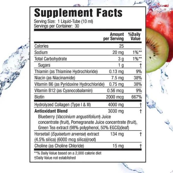 App lied Nutrition Liquid Collagen One-per-Day Drink Mix 2-Pack, 60 Servings of 4,000mg Each
