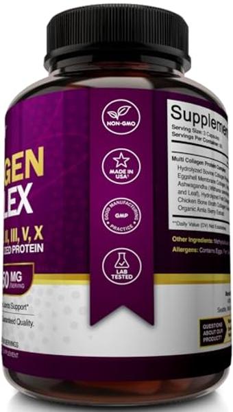 Ancient Nutrition Collagen Powder, Bone Broth Collagen, Pure, Hydrolyzed Multi Collagen Peptides, Supports Skin and Nails, Joint Supplement, 30 Servings, 15.9oz