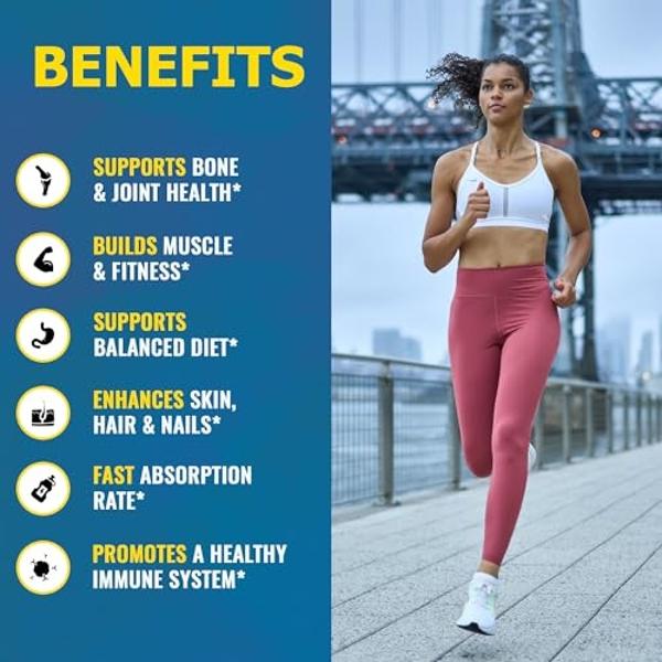 Zammex Collagen Peptides Powder, 90 Servings, Unflavored Instant Powdered, Pure Hydrolyzed Collagen Protein Powder (Type I, III) 100% Grass Fed, Paleo & Keto, Non-GMO, for Skin Hai