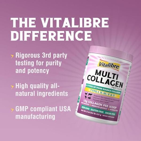 FORTIBONE Premium Bone Health Collagen Peptides w/Fortigel, Verisol, Tendoforte | Clinically-Supported for Bones Joints Skin Hair Nails | Hydrolyzed Collagen Complete Anti-Aging Fo