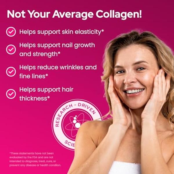FORTIBONE Premium Bone Health Collagen Peptides w/Fortigel, Verisol, Tendoforte | Clinically-Supported for Bones Joints Skin Hair Nails | Hydrolyzed Collagen Complete Anti-Aging Fo