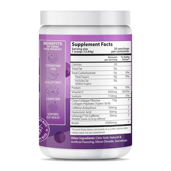 Black Girl Vitamins | Collagen Peptides Powder - Collagen for Skin, Hair & Nails - Unflavoured Hydrolyzed Collagen Powder, Dairy-Free, Gluten-Free Collagen for Women and Men - 16oz