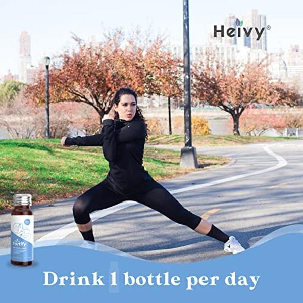 Heivy Marine Collagen Liquid, Collagen Drink, Marine Collagen, Liquid Collagen for Women for Hair Growth, Skin Repair, 1.69 Fl Oz (Pack of 10), Collagen Drink for Joints&Bones