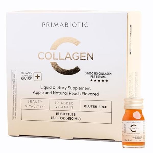 CJwellcare Innerb Glowshot Collagen (10.1 fl oz, 6 Servings) - Marine Liquid Collagen for Women, 3,000mg Collagen Peptides, Collagen Shots for High Absorption, Hair, Skin & Nails S
