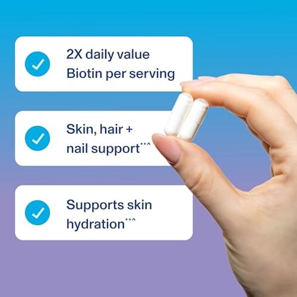 Vital Proteins Collagen Peptides Beauty Edition Capsules, 2.5g of Collagen Per Serving with Biotin and Vitamin C, 30 Servings