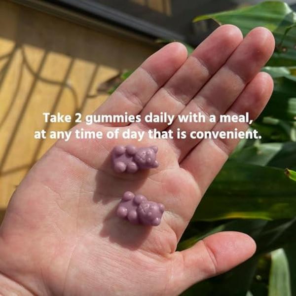 TruHeight Growth Gummies (Grape) Natural Growth & Development Supplement for Kids & Teens - Vitamin D, K, Calcium & Ashwaganda - Bone Strength Vitamins - Picky Eater Vitamin for Ki