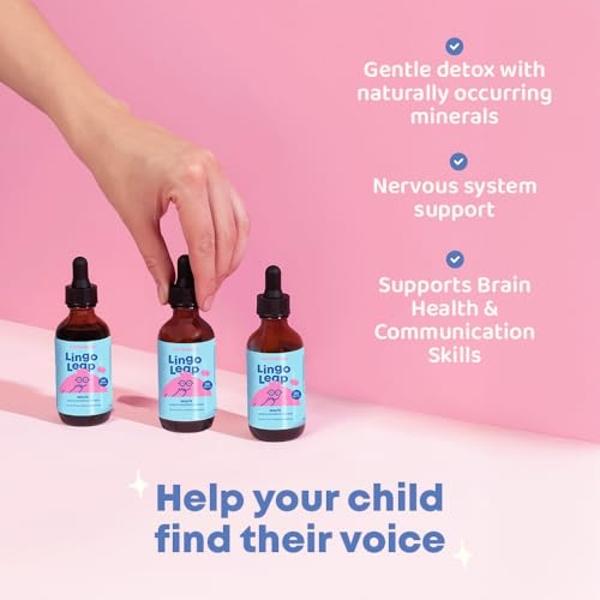 JoySpring Speech & Communication Support for Kids | Zeolite Supplement for Wellness | Supports Development & Learning | Made in USA