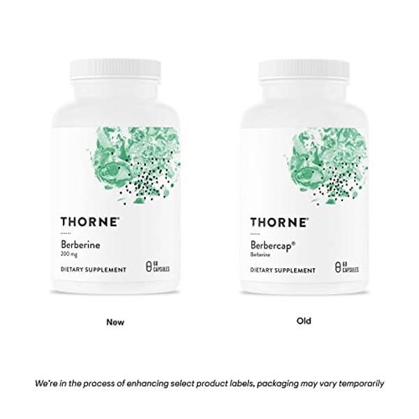 THORNE Berberine - 200 mg (Formerly Berbercap) - Supports Heart Function, Immune System and Gut Health* - 60 Capsules