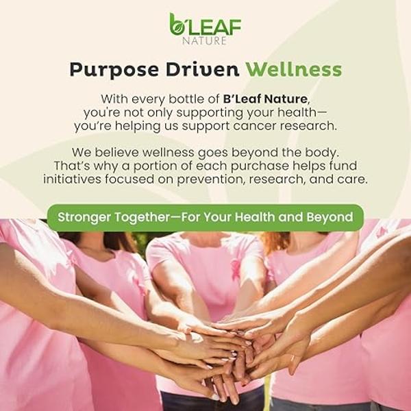 B'LEAF NATURE Organic Moringa Oleifera 90 Capsules, 1000mg – Organic Moringa Powder Capsules - Pure Moringa Leaf Capsules Energy Natural Wellness & Immune Support – Vegan, Non-GMO 