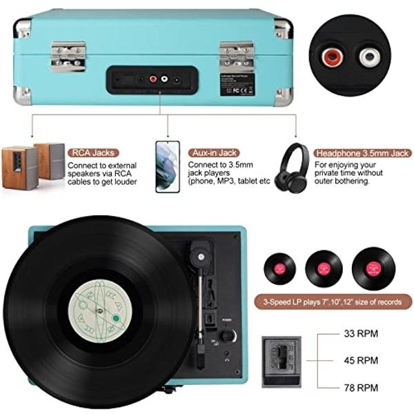 Sony PS-LX310BT Belt Drive Turntable: Fully Automatic Wireless Vinyl Record Player with Bluetooth and USB Output Black