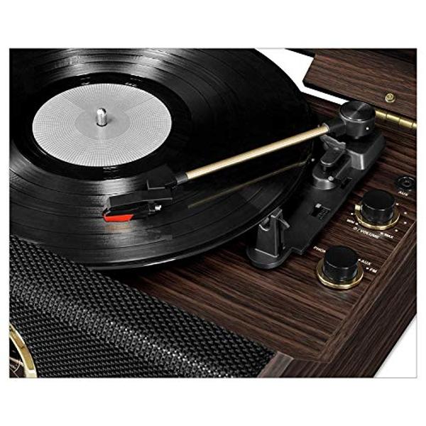 Snap-N-Store Vinyl Record Storage Box - 12" - 1 Pack- Crate Holds up to 75 Vinyl Albums - Mint