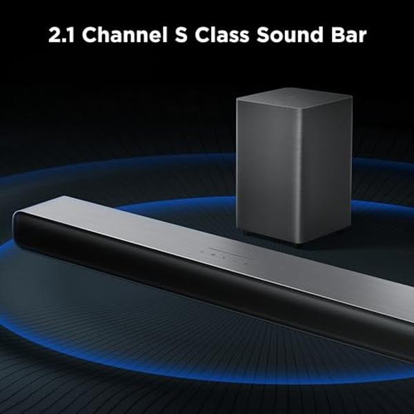 TCL S55H S Class 2.1 Channel Sound Bar with Dolby Atmos, DTS Virtual:X, Wireless Subwoofer, Bluetooth Music Streaming, and Auto Room Calibration