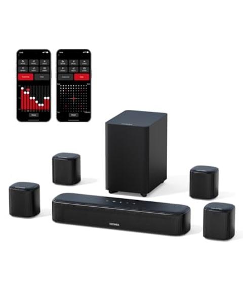 Roku TV Wireless Soundbar, Soundbar Exclusively for RokuTV with Enhanced Stereo Sound, Clear Dialogue, and Simple Wireless Setup