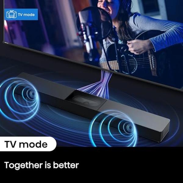 Hisense A620 2.1ch All-in-one Sound Bar with Built-in Subwoofer, 240W, DTS Virtual: X, Dolby Dightal Plus, Bluetooth 5.3, Roku TV Ready, HDMI ARC/AUX/USB, Ez Play, Black (A620, 202