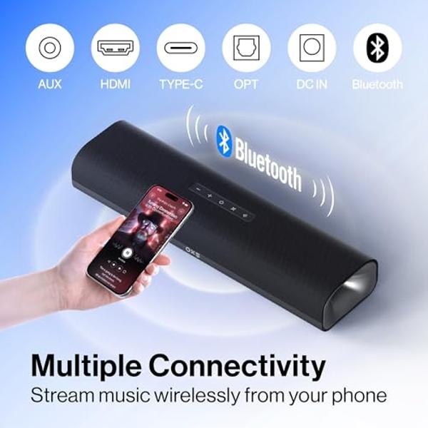 Philips B7305 2.1 Channel 300 Watts Dolby Audio Performance Soundbar Speaker with Wireless Subwoofer, HDMI ARC (TAB7305)