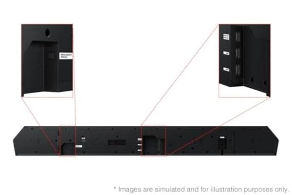 SAMSUNG Q-Series Soundbar HW-Q900F 7.1.2 ch Subwoofer (2025 Model) Smart Integration, Wireless Dolby Atmos, Q-Symphony