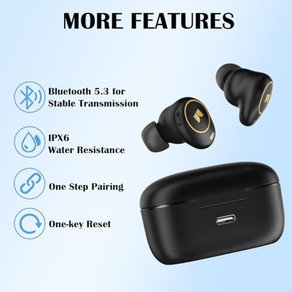 Emerson ES-4000 Bluetooth Micro Music System with MP3, CD Player, FM Radio, Alarm Clock, USB Playback, AUX Input, LED Display, Compact Design, and Remote Control
