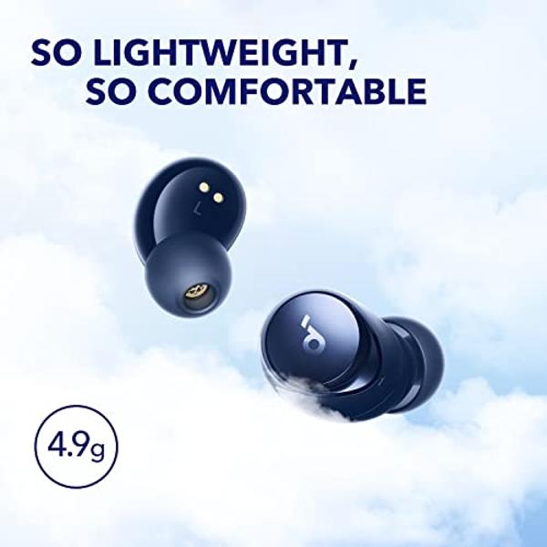 soundcore by Anker Space A40 Auto-Adjustable Active Noise Cancelling Wireless Earbuds, Reduce Noise by Up to 98%, 50H Playtime, Hi-Res Sound, Comfortable Fit, App Customization, Wi