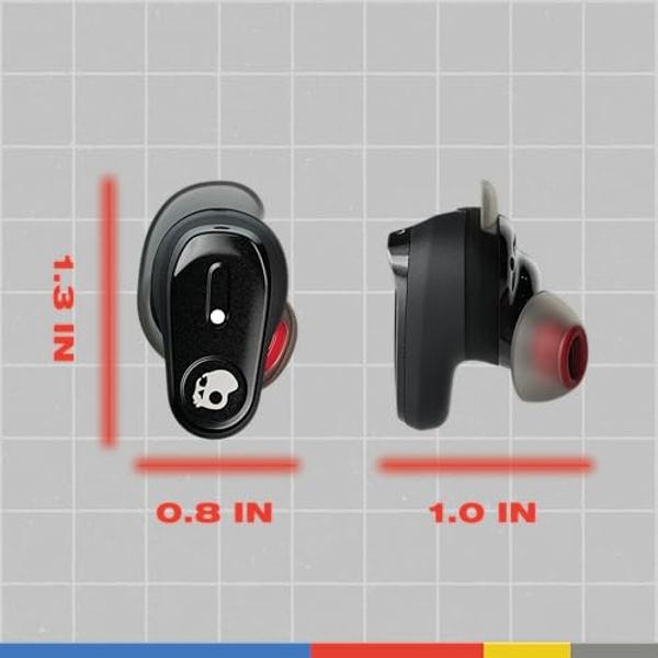 Skullcandy Method 360 ANC Wireless Earbuds, Sound by Bose, Bluetooth Headphones, Premium Noise Cancelling, Up to 40 Hrs Battery, Sweat and Water Resistant, Microphone for iPhone An