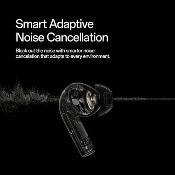 OnePlus Buds 3, Metallic Gray, Deep Bass, ANC, Immersive Sound, Up to 44 Hour Playtime with Charging case, Bluetooth 5.3