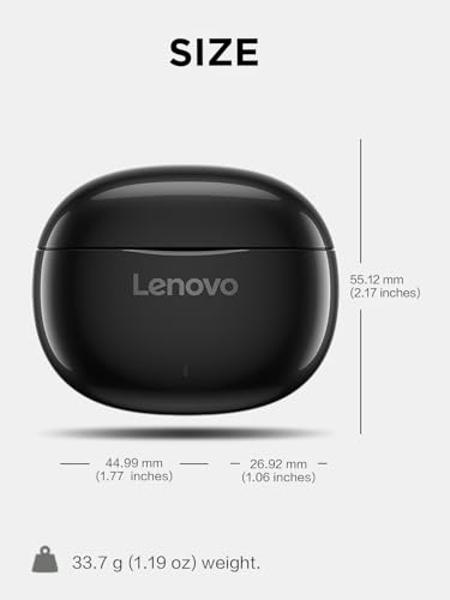 Lenovo E310 True Wireless Stereo Earbuds Bluetooth 5.3 ENC Noise-Cancelling Earbuds with 13mm Speaker Type-C Charging 20h Battery Life for Music Calls Comfortable Fit Wireless Earb