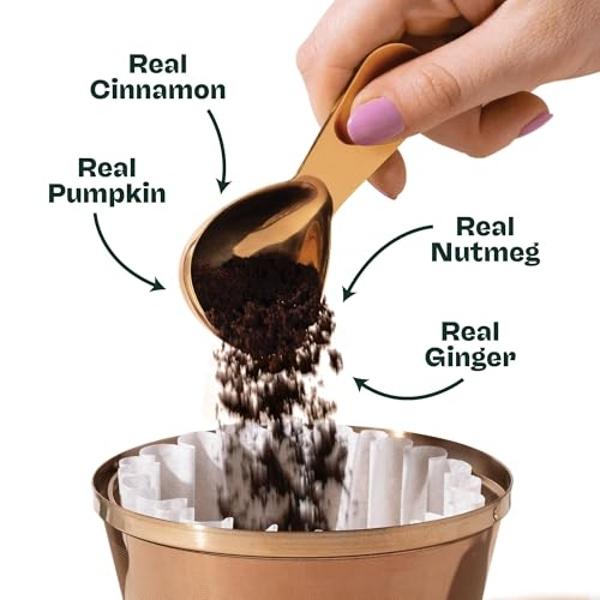 Copper Cow Coffee Premium Vietnamese Coffee: 12oz Ground Pumpkin Spice Coffee