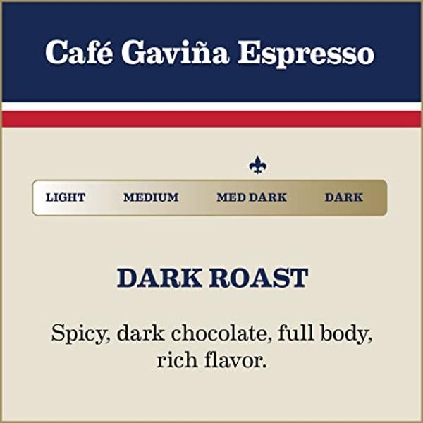 Café Gaviña Espresso Roast Extra Fine Ground Coffee, 100% Arabica Dark Roast, Chocolate Notes (10 oz Can), Zero-Waste Facility, South & Central American Blend