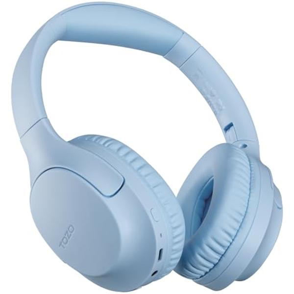 Amazon Basics Bluetooth Headphones with Microphone, Wireless, On Ear, 35 Hour Playtime, Foldable, One Size, Black