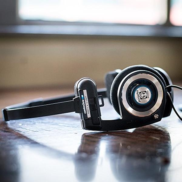 Koss Porta Pro Wireless 2.0 Bluetooth On-Ear Headphones, 20+ Hour Battery, USB-C Charging, Microphone, Analog Audio Pass Through, Retro Style, Black