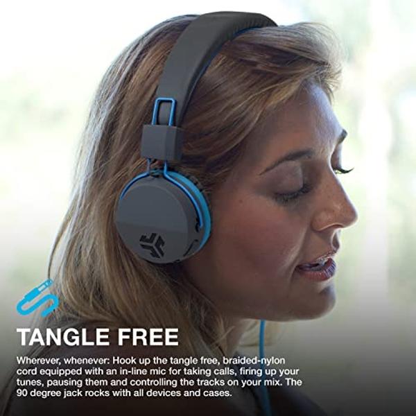 Amazon Basics Bluetooth Headphones with Microphone, Wireless, On Ear, 35 Hour Playtime, Foldable, One Size, Black
