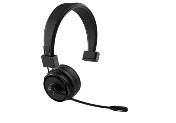 Blue Tiger Elite Ultra 2.0 Wireless Bluetooth Headset – One-Ear Piece Trucker Professional Headset - Bluetooth 5.2 Headset with Microphone – 60 Hours Talk Time, 1200 Hours Standby
