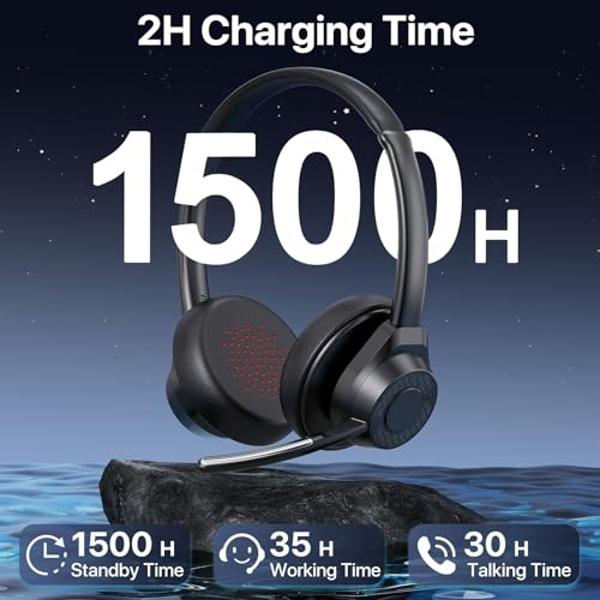 MUSICOZY Sleep Headphones Bluetooth 5.4 Headband, Wireless Earphones Sweat Resistant Earbuds with Ultra-Thin HD Stereo Speaker for Workout Running