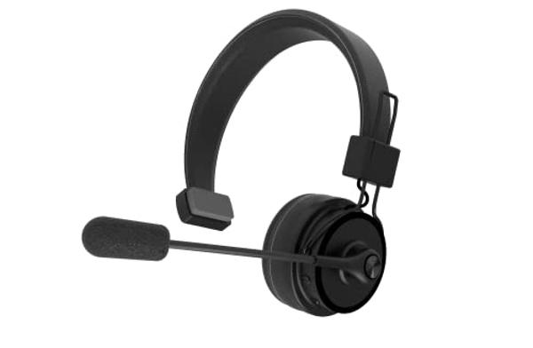 Blue Tiger Elite Ultra 2.0 Wireless Bluetooth Headset – One-Ear Piece Trucker Professional Headset - Bluetooth 5.2 Headset with Microphone – 60 Hours Talk Time, 1200 Hours Standby