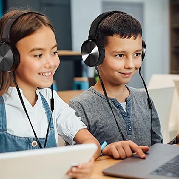 CPTEA Bluetooth Headset, Wireless Bluetooth V5.4 Headphones with Microphone, Noise Canceling Multipoint Connect Wireless Headset with Mic for Work/Mobile/Laptop/Call Center/Noisy O