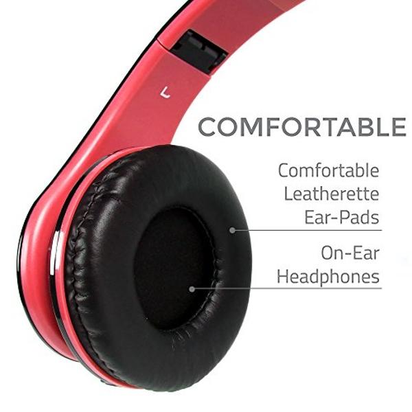 EarFun K2 Kids Bluetooth Headphones, Kids Headphones with Volume Limited, 40H Playtime, Built-in Mic, Stereo Sound, Foldable Over-Ear Headphone for School/Travel/iPad/Tablet, Pink