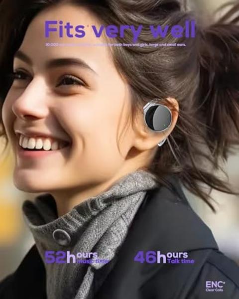 Wireless Ear buds Bluetooth Earbuds Wireless Charging Case Waterproof Headphones Built in Microphone Stereo Bass 64H Playback LED Power Display for iPhone Android Phones Computer S