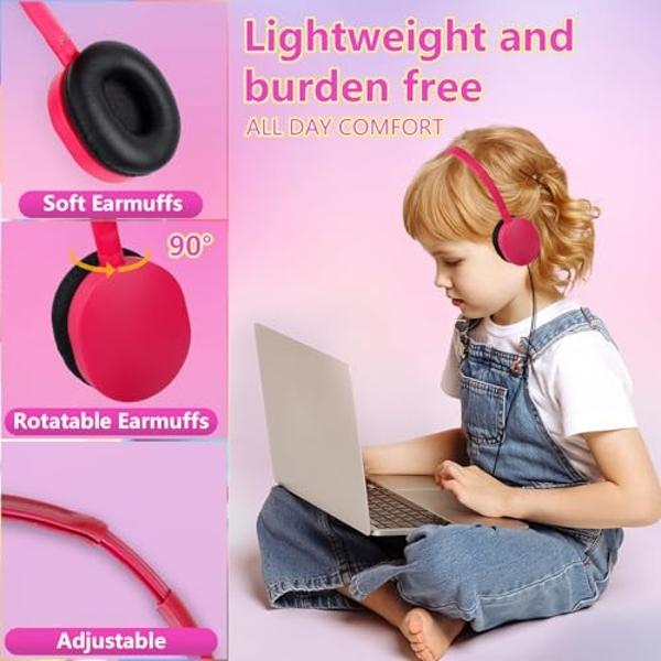 ZXQZYM Kids Headphones Bulk 10 Pack for School Classroom Students Kids Children Teen and Adults (Mixed Colors)