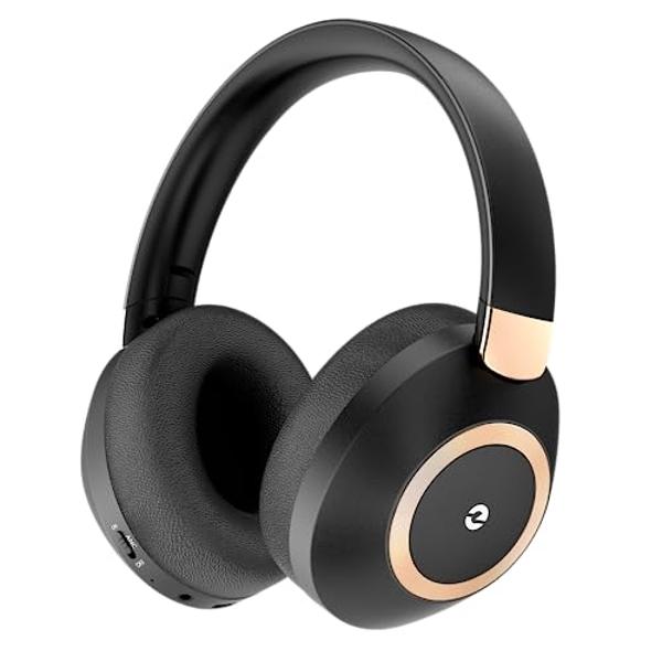 Beats Solo 4 - Wireless Bluetooth On-Ear Headphones, Apple & Android Compatible, Up to 50 Hours of Battery Life - Black & Gold (Renewed)