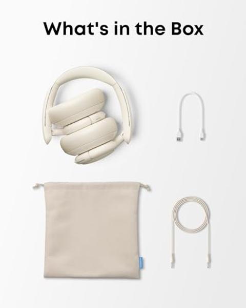 Soundcore Q30 by Anker, Hybrid Active Noise Cancelling Headphones, Multiple Modes, Hi-Res Audio, Custom EQ via App, 50H Playtime, Comfortable Fit, Bluetooth, Multipoint Connection