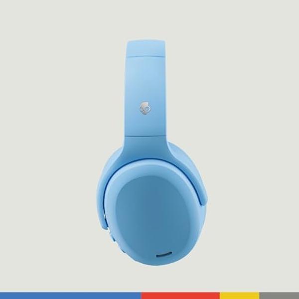 Skullcandy Crusher ANC 2 Wireless Over-Ear Bluetooth Headphones with Multi-Sensory Bass and Charging Cable, Active Noise Cancelling, Up to 60 Hours Battery, Microphone for iPhone A