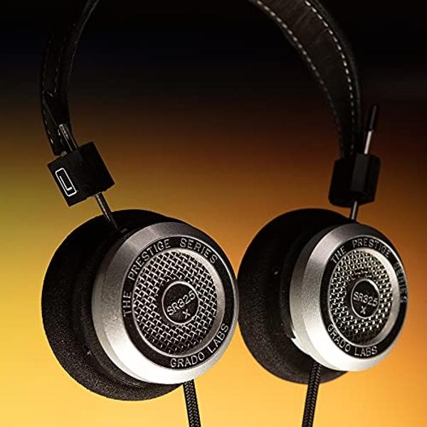 GRADO SR325x Prestige Series Wired Open-Back Headphones - Aluminum Housing, X Series Dynamic Drivers, Hand-Assembled Audiophile Quality