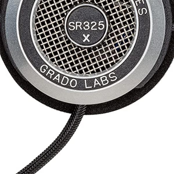 GRADO SR325x Prestige Series Wired Open-Back Headphones - Aluminum Housing, X Series Dynamic Drivers, Hand-Assembled Audiophile Quality