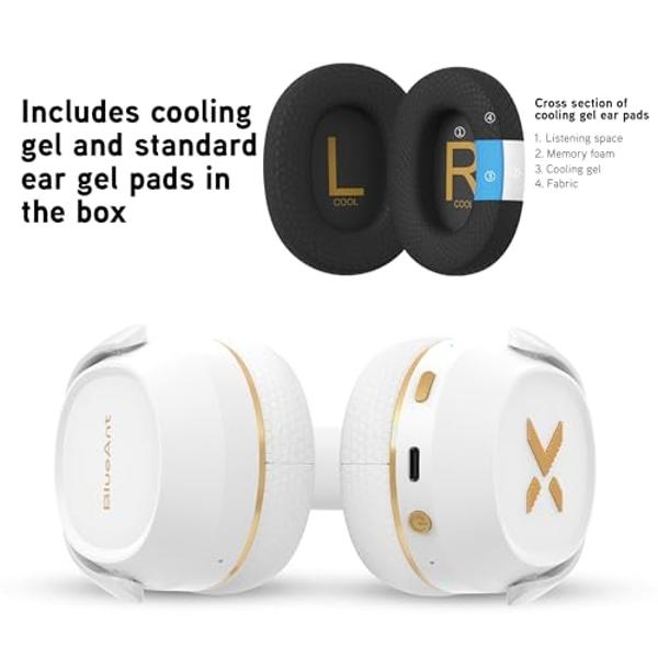 HROEENOI JZ02 Noise Cancelling Headphones,Upgraded Bluetooth 5.3, Wireless Over Ear Headphones, Lightweight and Portable, 60H Playtime, Memory Foam Protein Leather Earmuffs, for Wo
