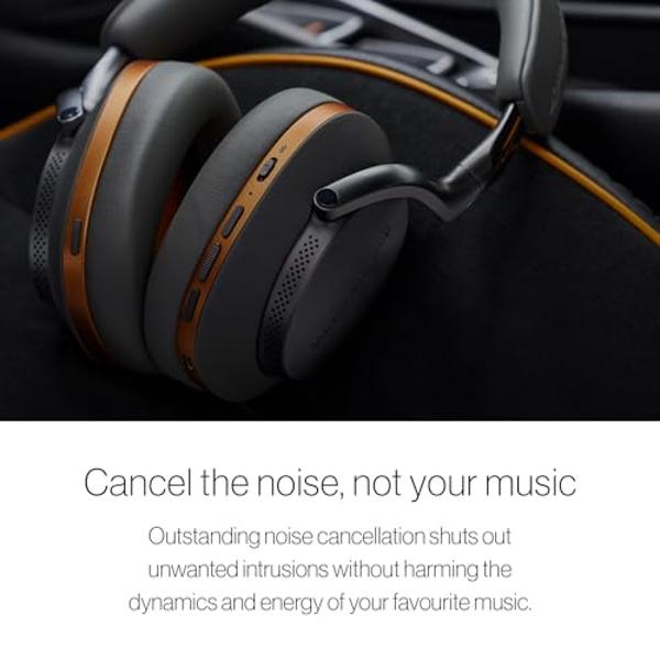 Bowers & Wilkins Px8 McLaren Edition Over-Ear Wireless Headphones, Advanced Active Noise Cancellation, 30-Hour Battery Life, 15-Min Quick Charging